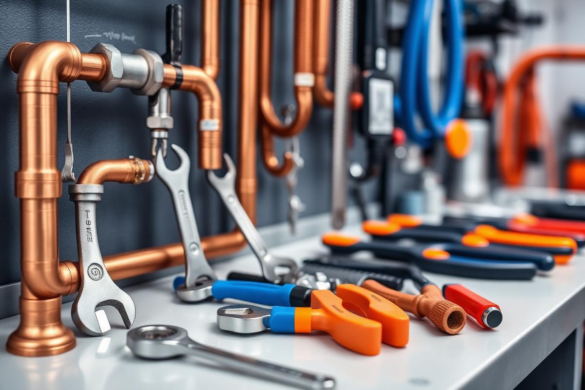 Outils de plomberie professionnels et raccords cuivre